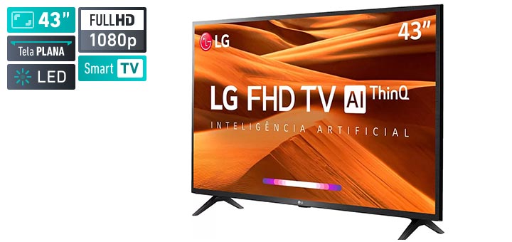 LG AI ThinQ 43LM631C0SB - Smart TV LED 43" Full HD