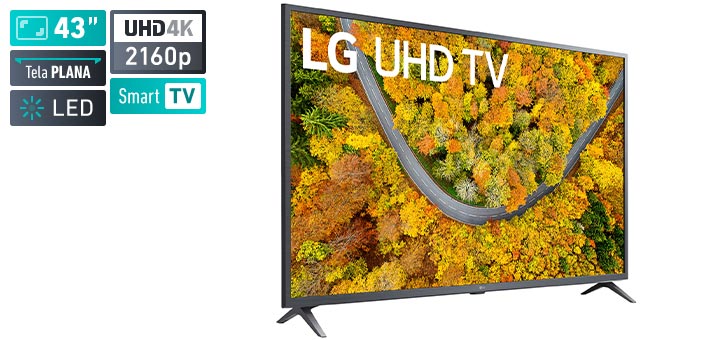 LG UHD AI ThinQ 43UP7500PSF - Smart TV LED 43 pol UHD 4K