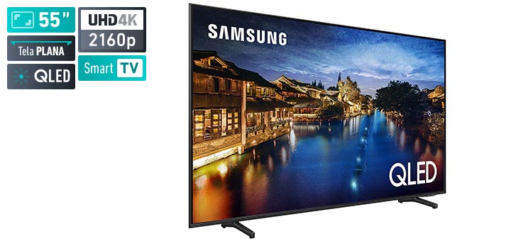 Samsung QLED QN55Q60AAGXZD - Smart TV 55 pol UHD 4K