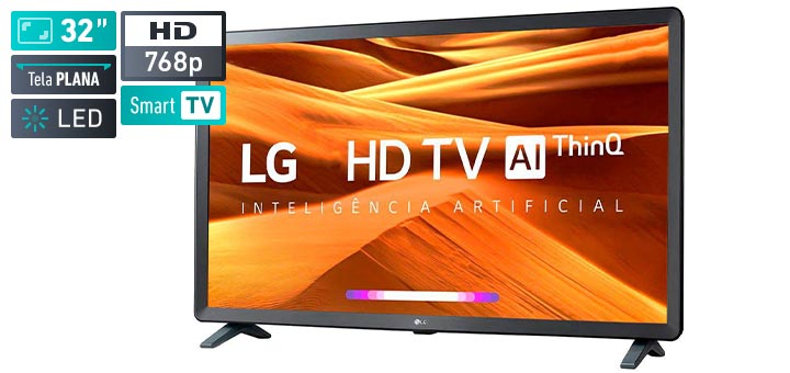 LG AI ThinQ 32LM621CBSB - Smart TV LED 32 pol HD